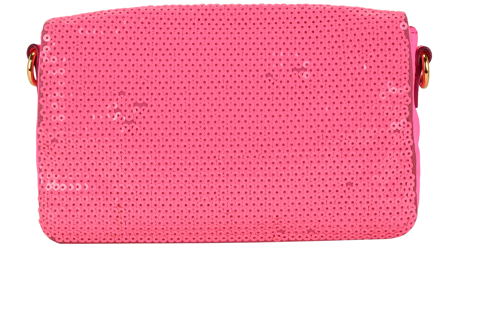 Sequin Crossbody, &pound;360, Handbags, Pink, Leather, Back view